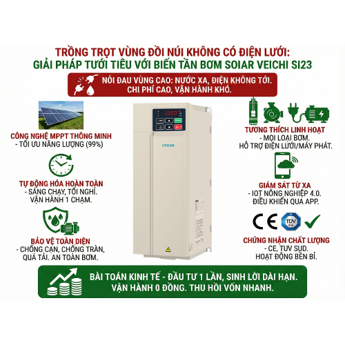 giải pháp biến tần bơm veichi si23